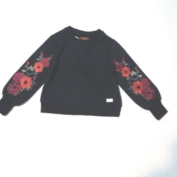 7 For All Mankind Other - 7 For All Mankind Girl Long Sleeve Sweatshirt sz M